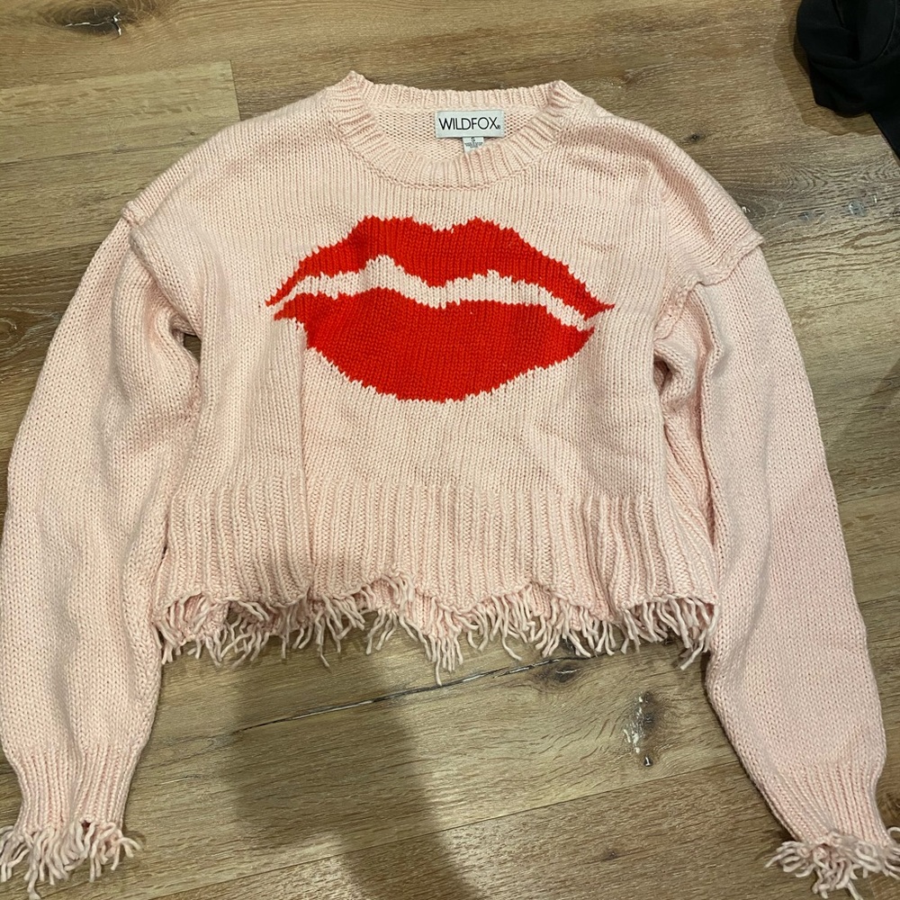 brand new wild fox sweater